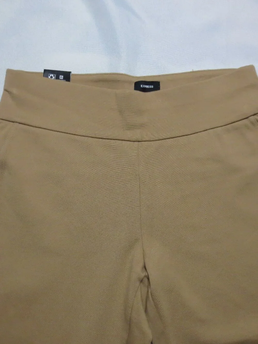 NWT EXPRESS womens PONTE PANT tan TROUSERS brown STRETCH soft ANKLE SIZE S - Picture 6 of 13